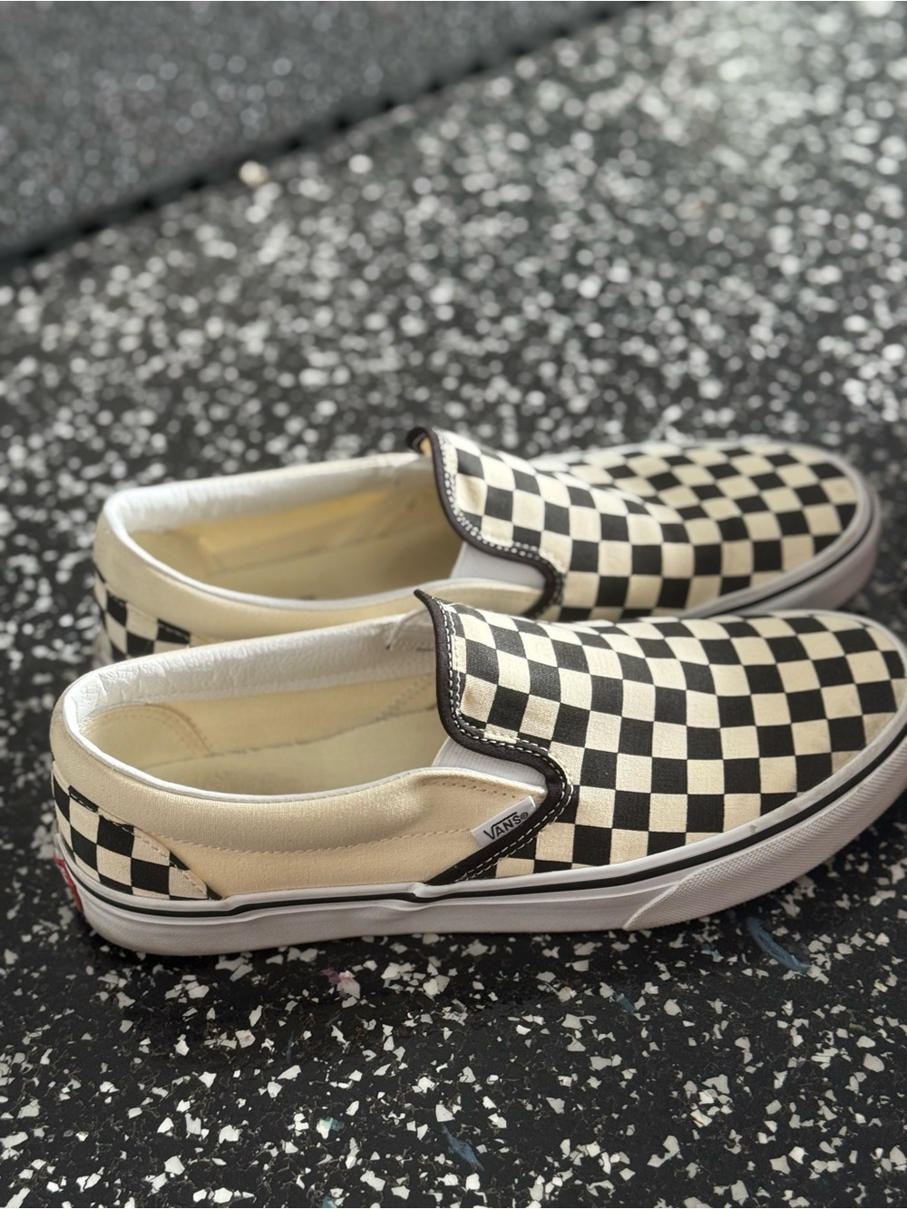 Vans slip-on checkerboard men’s sz 10